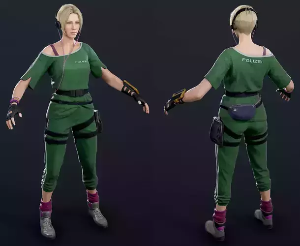 Rainbow six siege-IQ Free 3D model