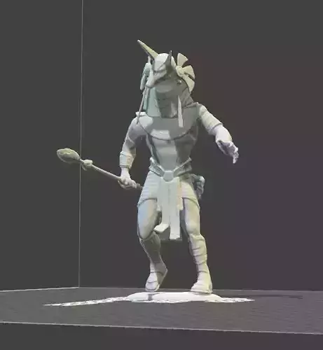 Anubis from movie STARGATE toy soldier