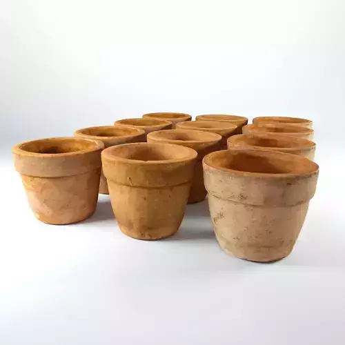 Clay Pot - 3D Scan 4K Low-poly 3D model