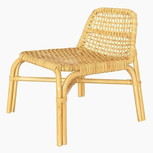 Tankvard bamboo rattan Chair 3D model 6