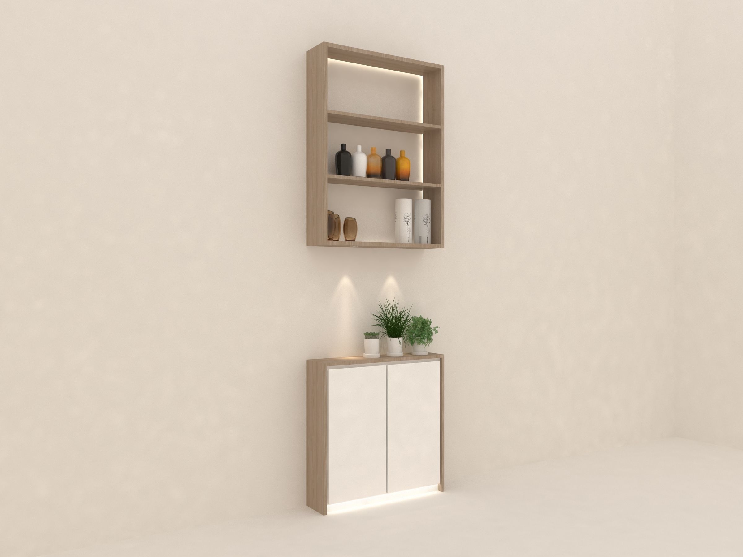 display cabinet Free 3D model_1