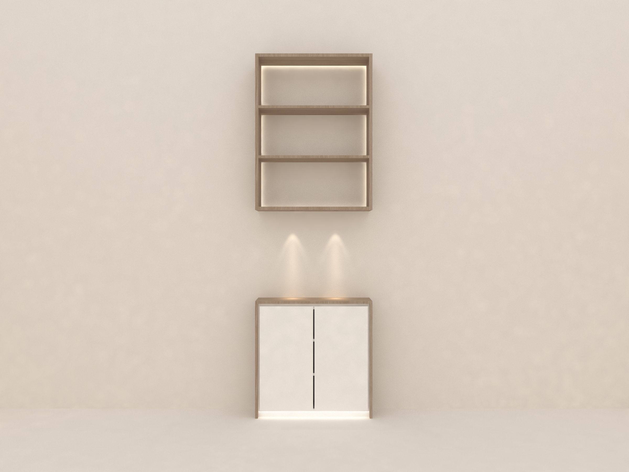 display cabinet Free 3D model_3