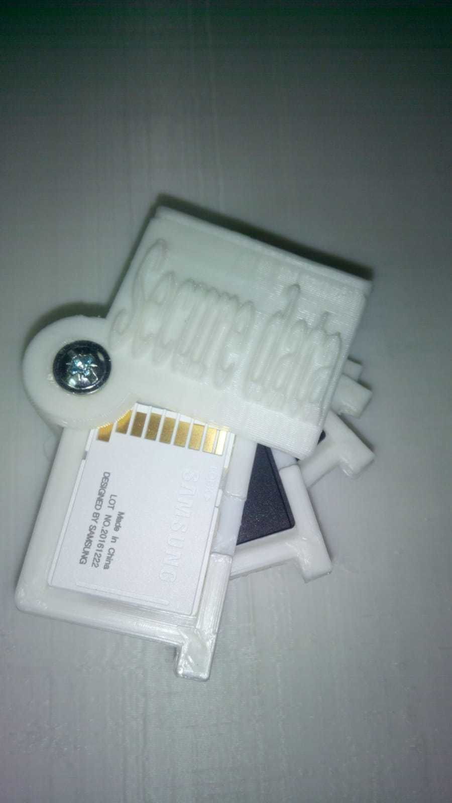secure Memory Card 3D print model_3
