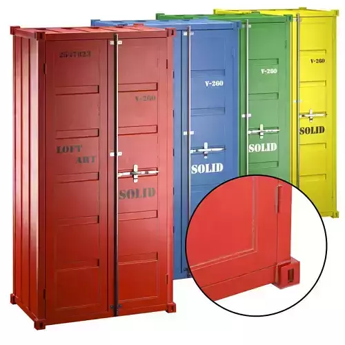 Sea Container wardrobe 4 COLORS