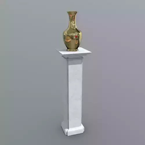 Pedestal with Vase