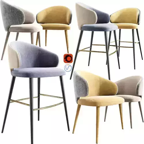 Modrest Carlton Bar And Dining Chair