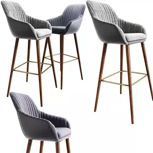 Rochelle Strip Bar Stool And Dining Chair