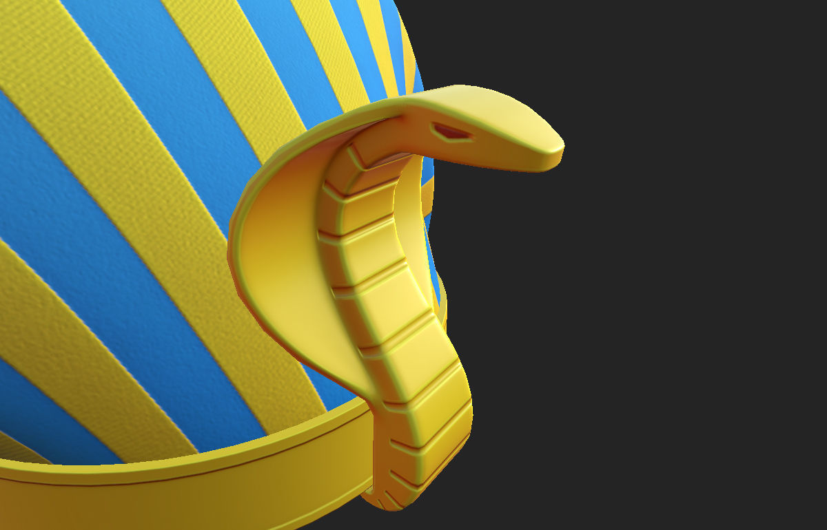 Pharaoh Hat  3D model_15