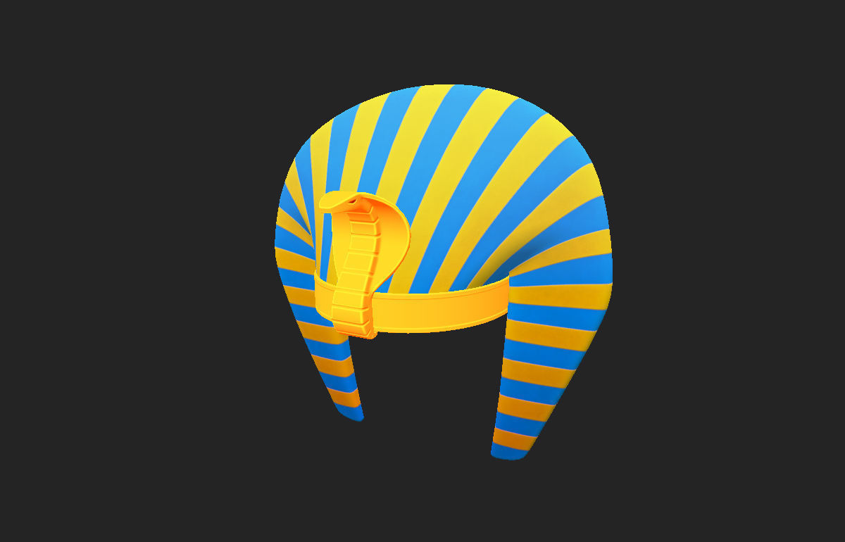 Pharaoh Hat  3D model_6