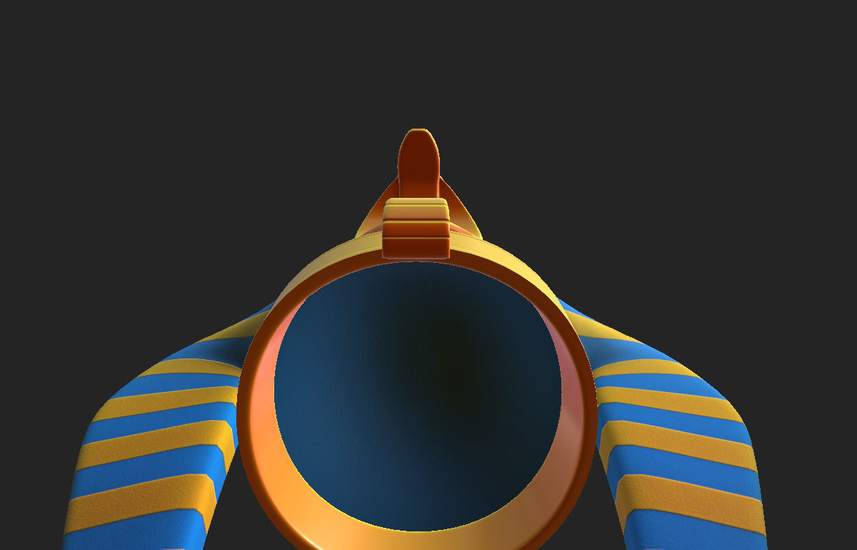 Pharaoh Hat  3D model_20