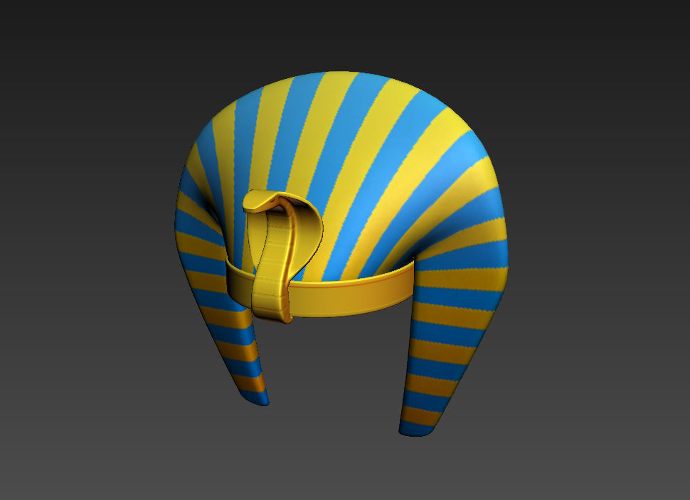 Pharaoh Hat  3D model_1