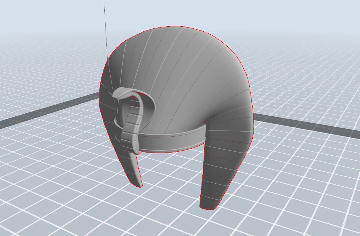 Pharaoh Hat  3D model_21