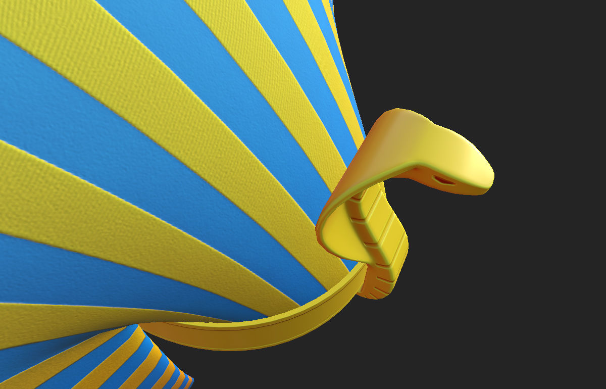 Pharaoh Hat  3D model_18