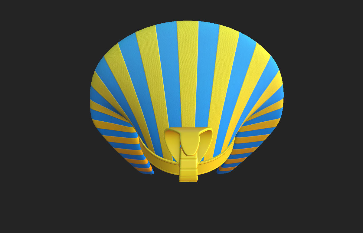 Pharaoh Hat  3D model_19