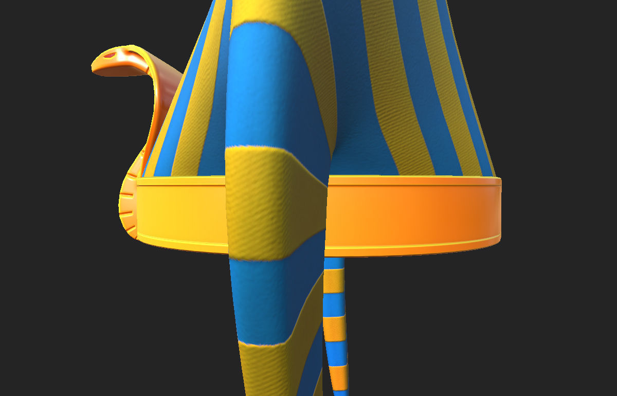 Pharaoh Hat  3D model_17