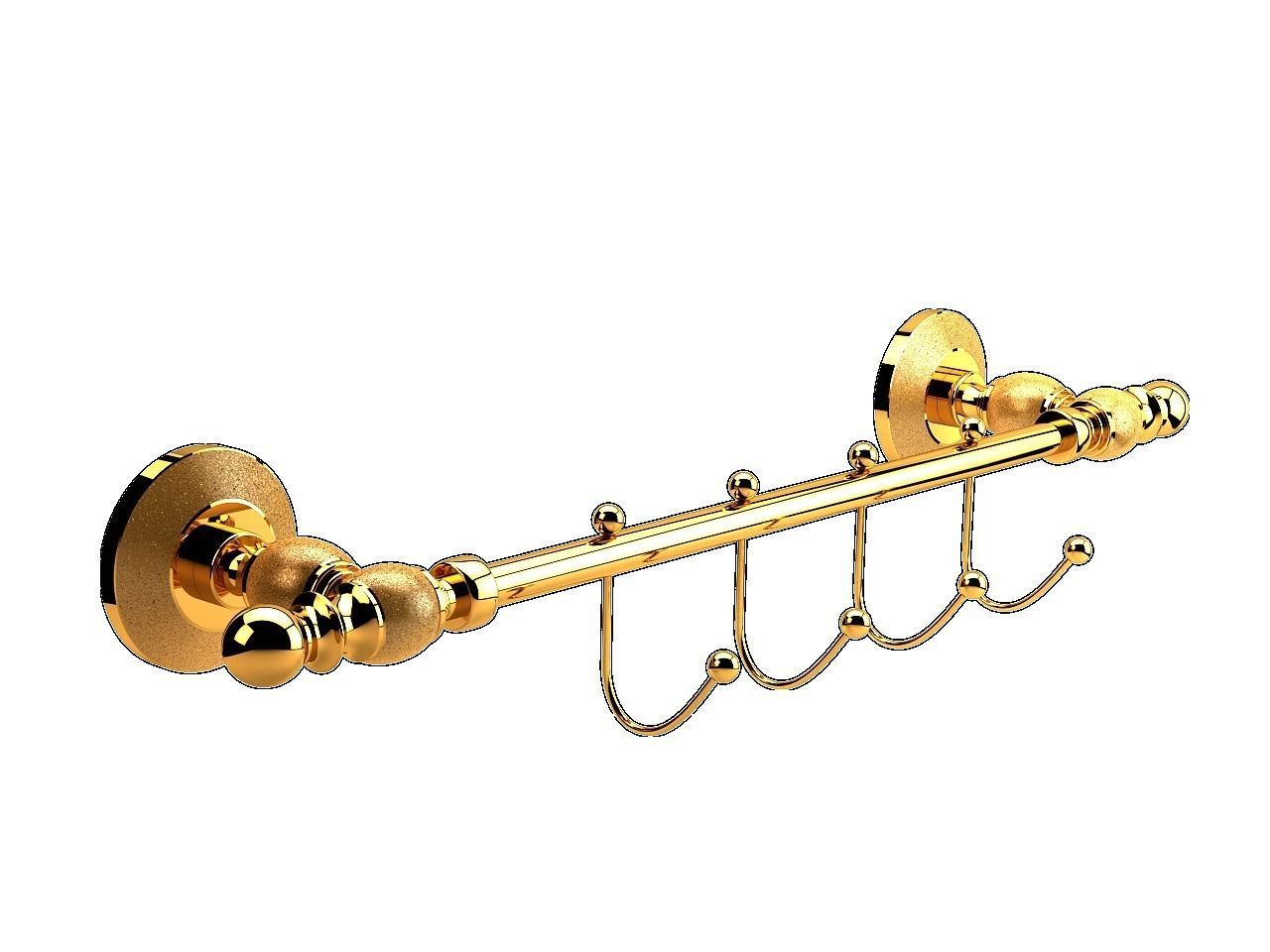 Ottoman Waterside  Hanger Quadripartite 3D model_0