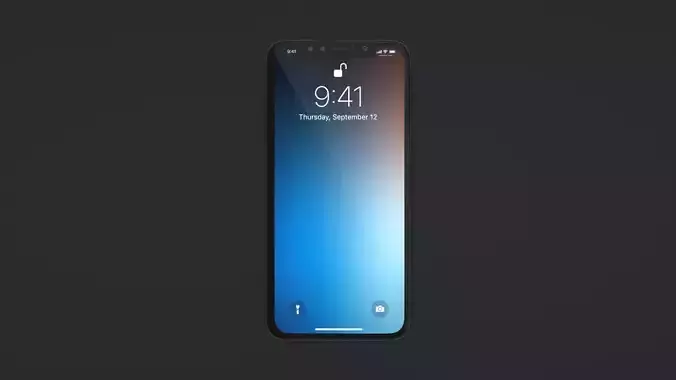  C4D modeling rendering iPhone XI Max will be like this