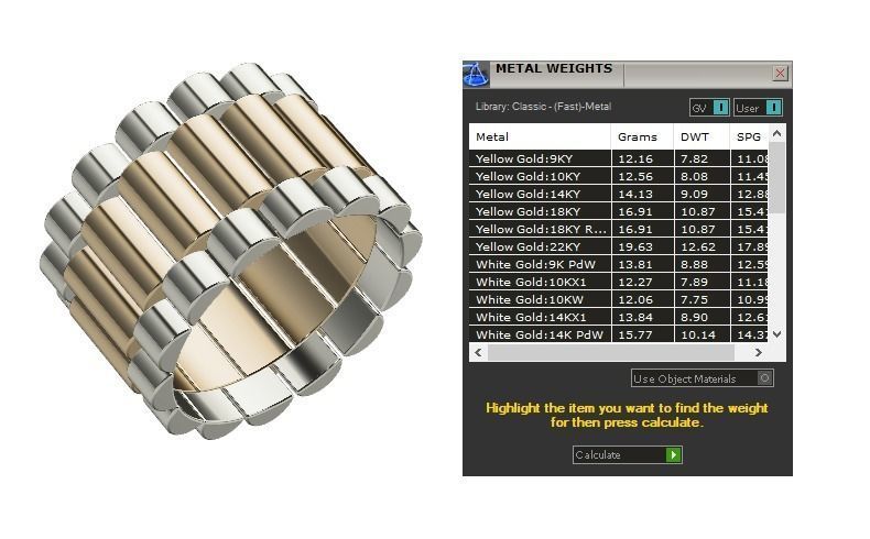 collection men rings 3D print model_49