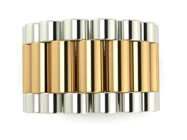 collection men rings 3D print model_59