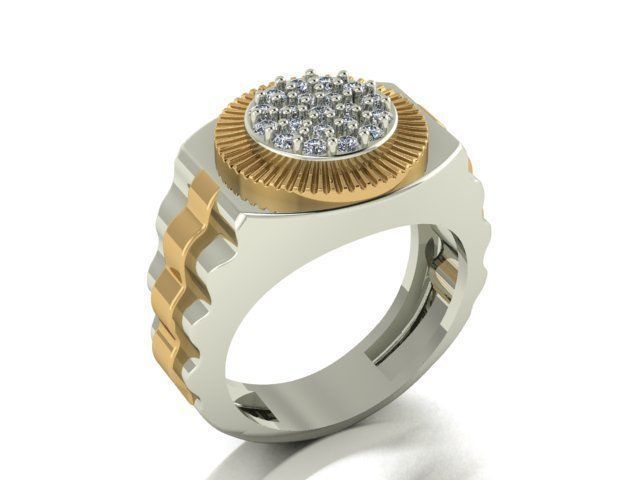collection men rings 3D print model_21