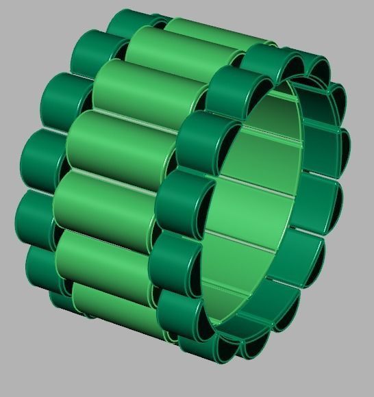 collection men rings 3D print model_88