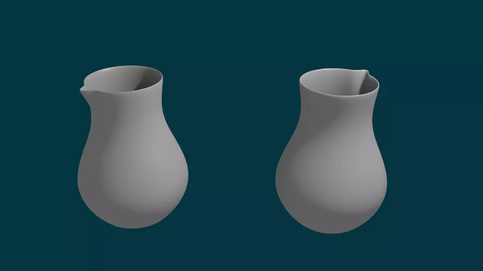 pot for print and render 3D model_0