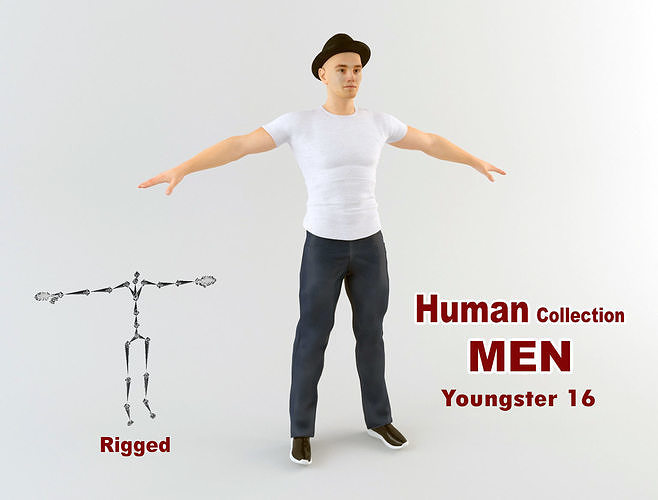Youngster 16 3D model