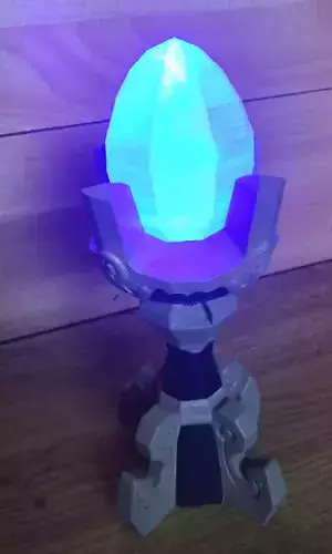 Blue flame pedestal from Zelda Breath of the wild 3D print model