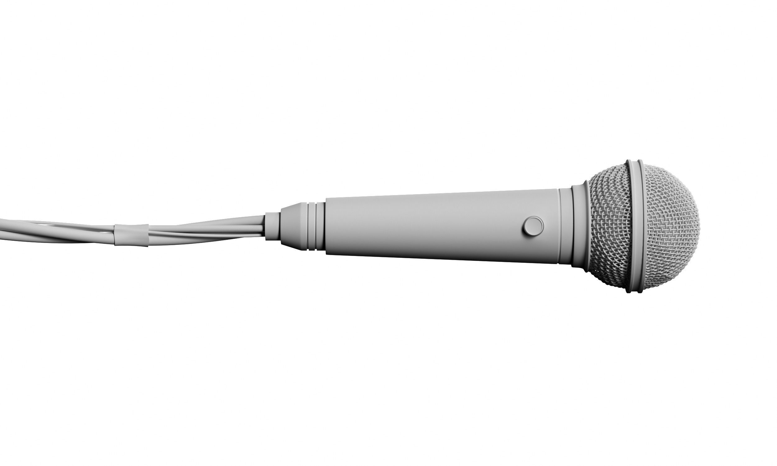 Vocal Microphone 3D model_4