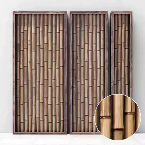 Bamboo decor frame