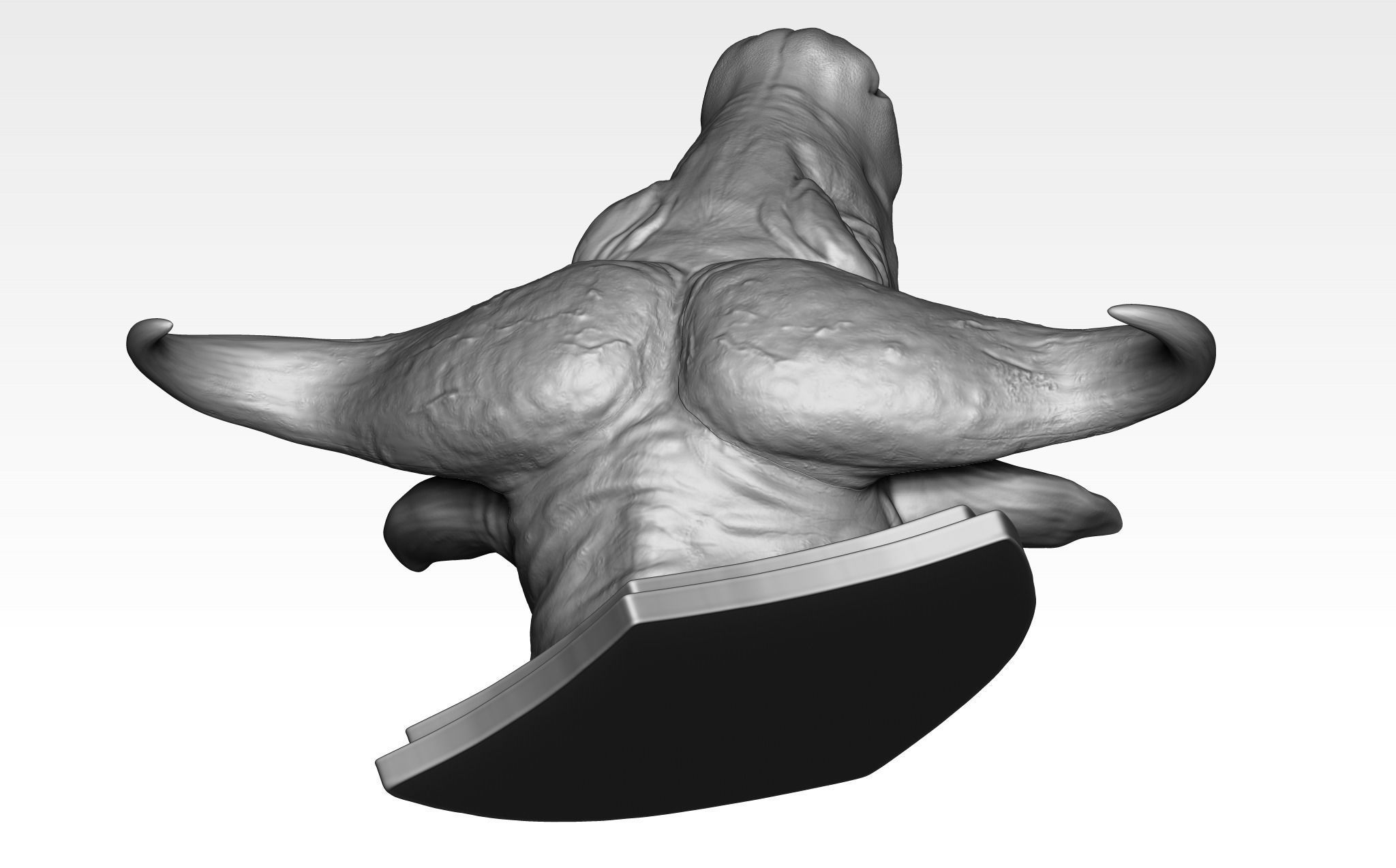Buffalo Head for printing 3d 3D print model_13