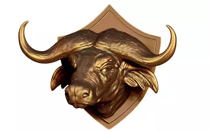 Buffalo Head for printing 3d