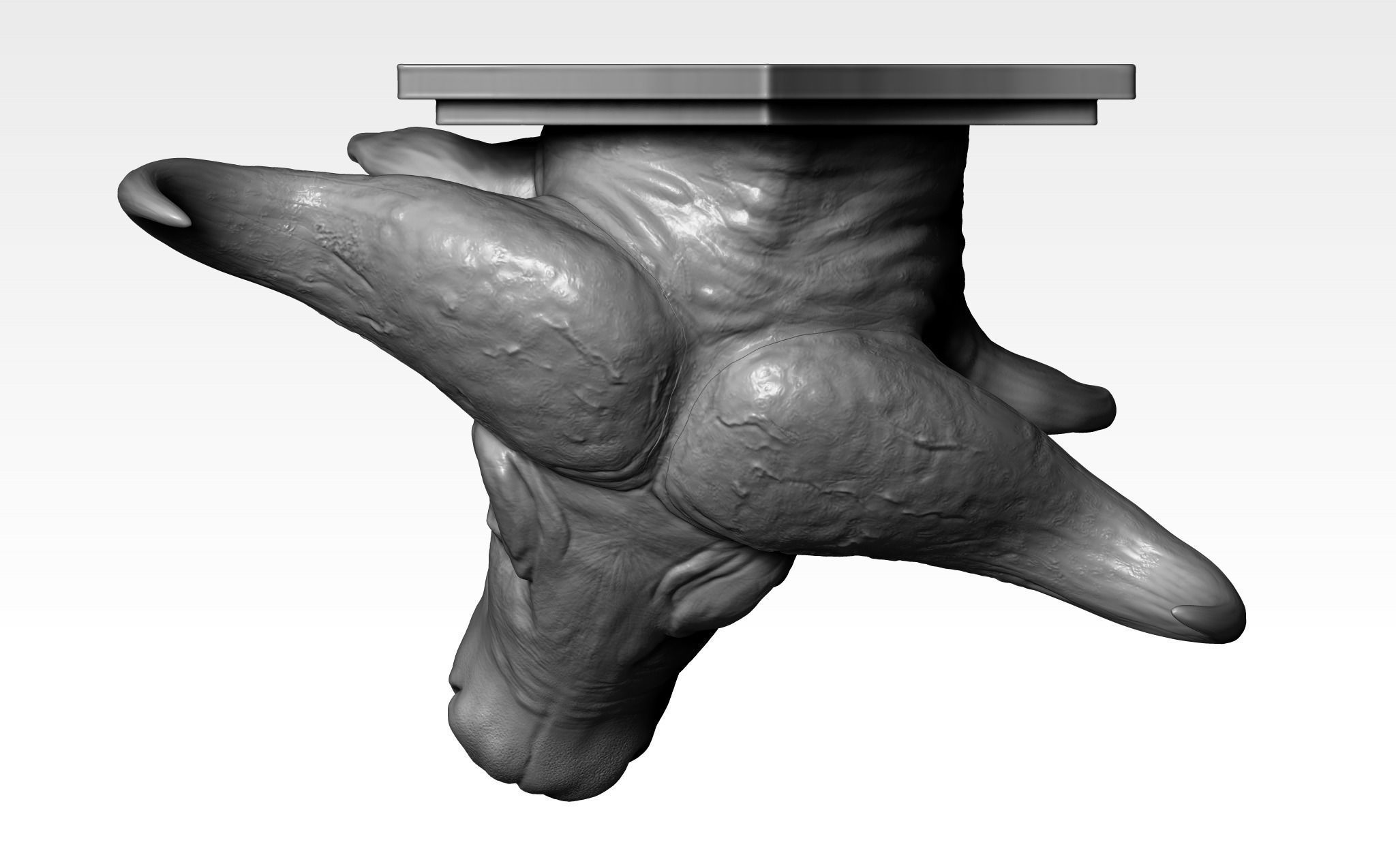 Buffalo Head for printing 3d 3D print model_9