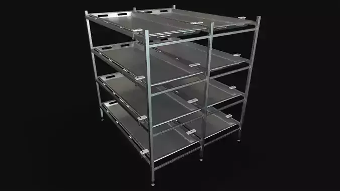 Mortuary Racks 3D model