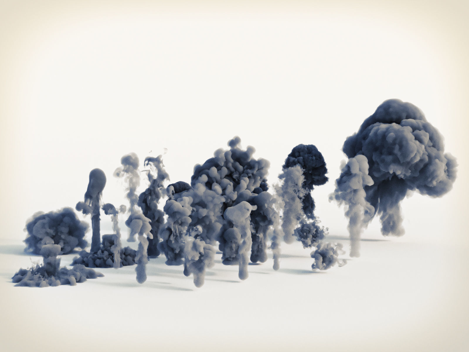 Smoke Pack 25 Models 3D Model Collection_3