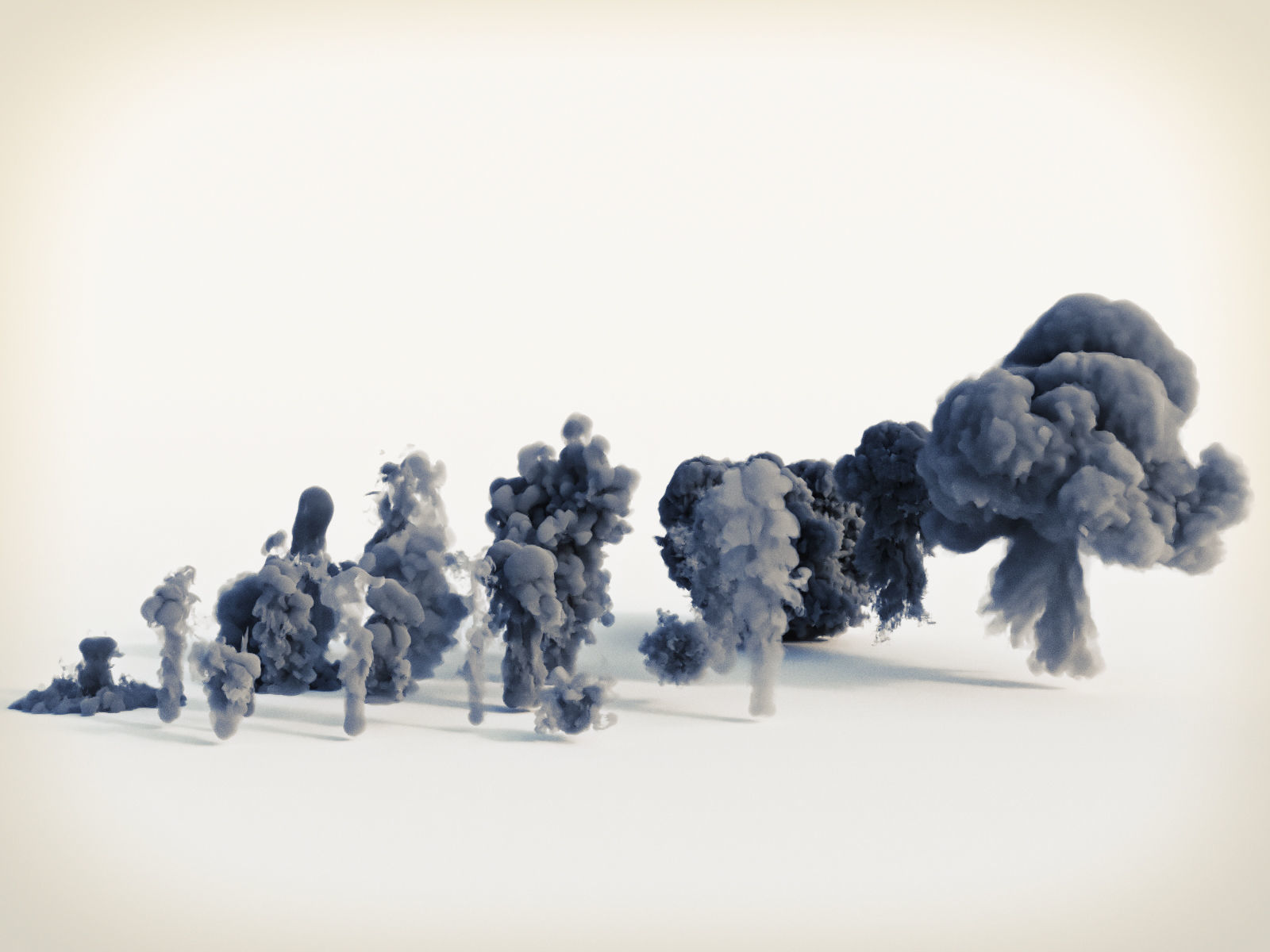 Smoke Pack 25 Models 3D Model Collection_4