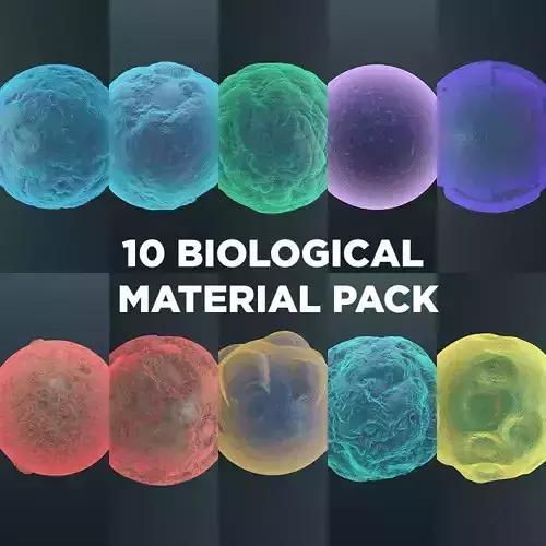 Biological Material Pack 1 3D model