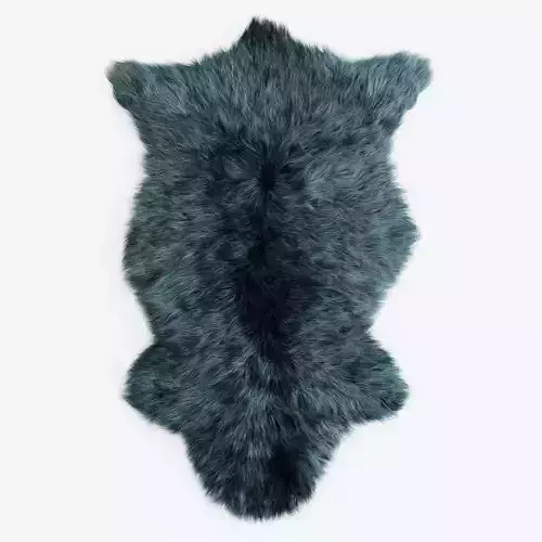 Bedside Sheepskin Rug 06