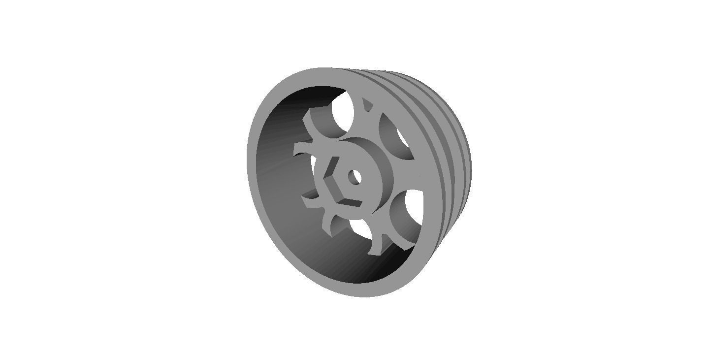 RC Car Drift Wheel AlfistiUno   width 24mm   offset 0mm 3D print model_2