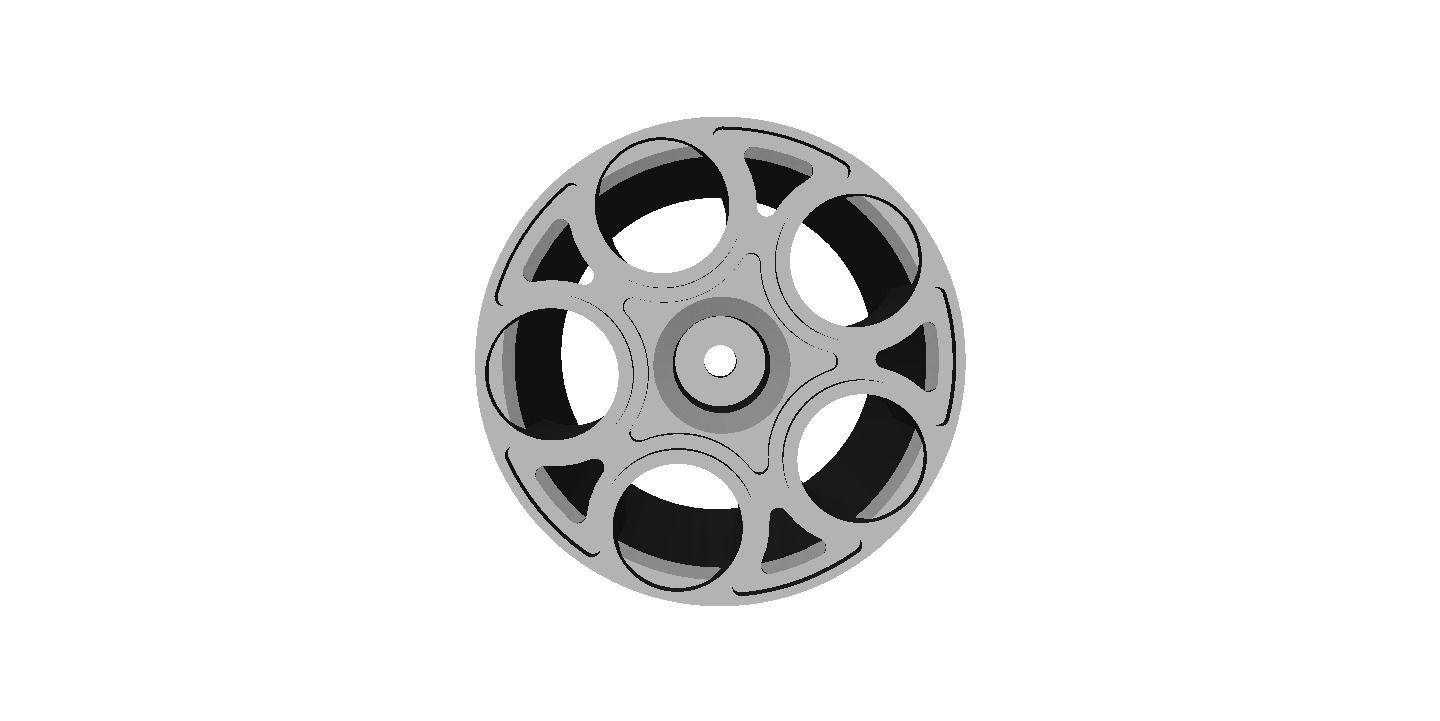 RC Car Drift Wheel AlfistiUno   width 24mm   offset 0mm 3D print model_1