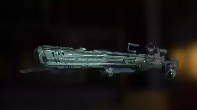 Futuristic Sniper Rifle 3D model