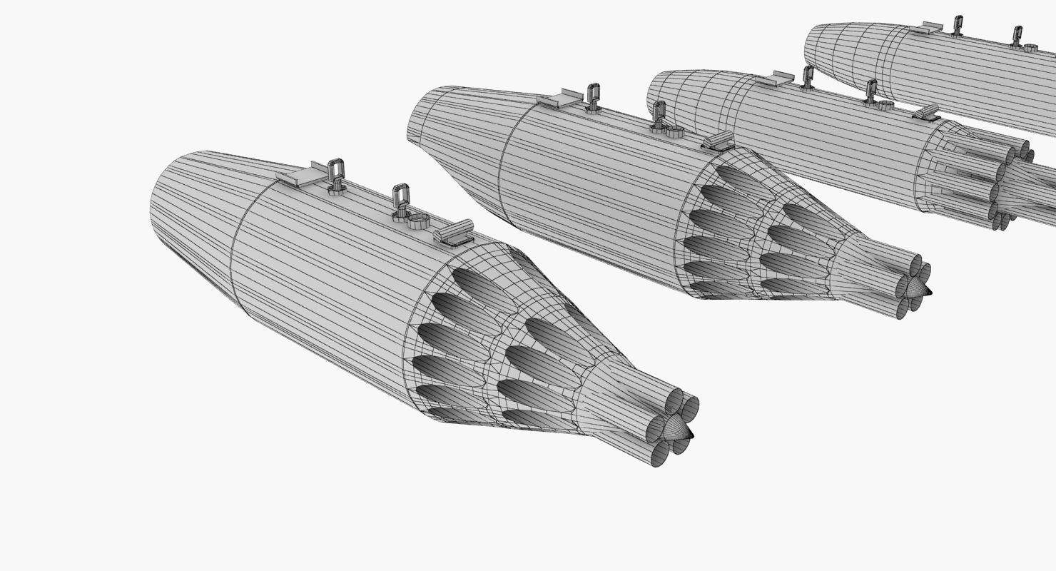 Mi-8MT Russian Air Force Animated Low-poly 3D model_82