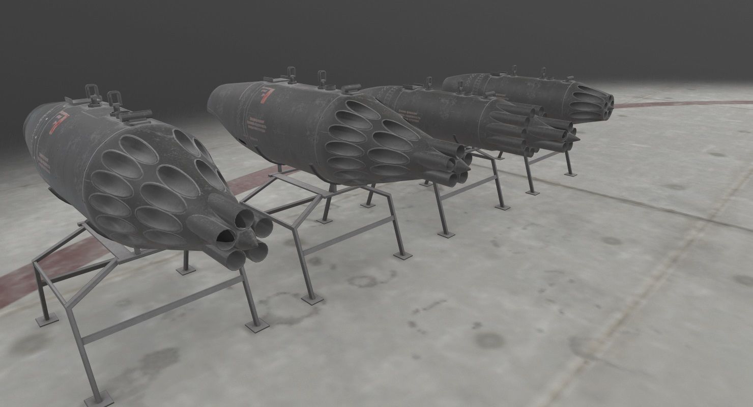 Mi-8MT Russian Air Force Animated Low-poly 3D model_33