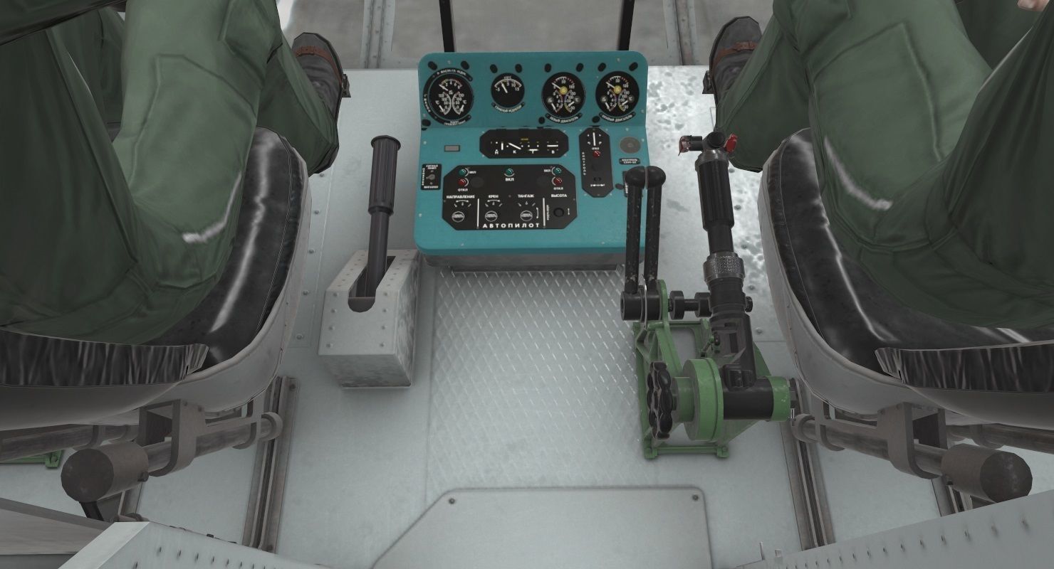 Mi-8MT Russian Air Force Animated Low-poly 3D model_39