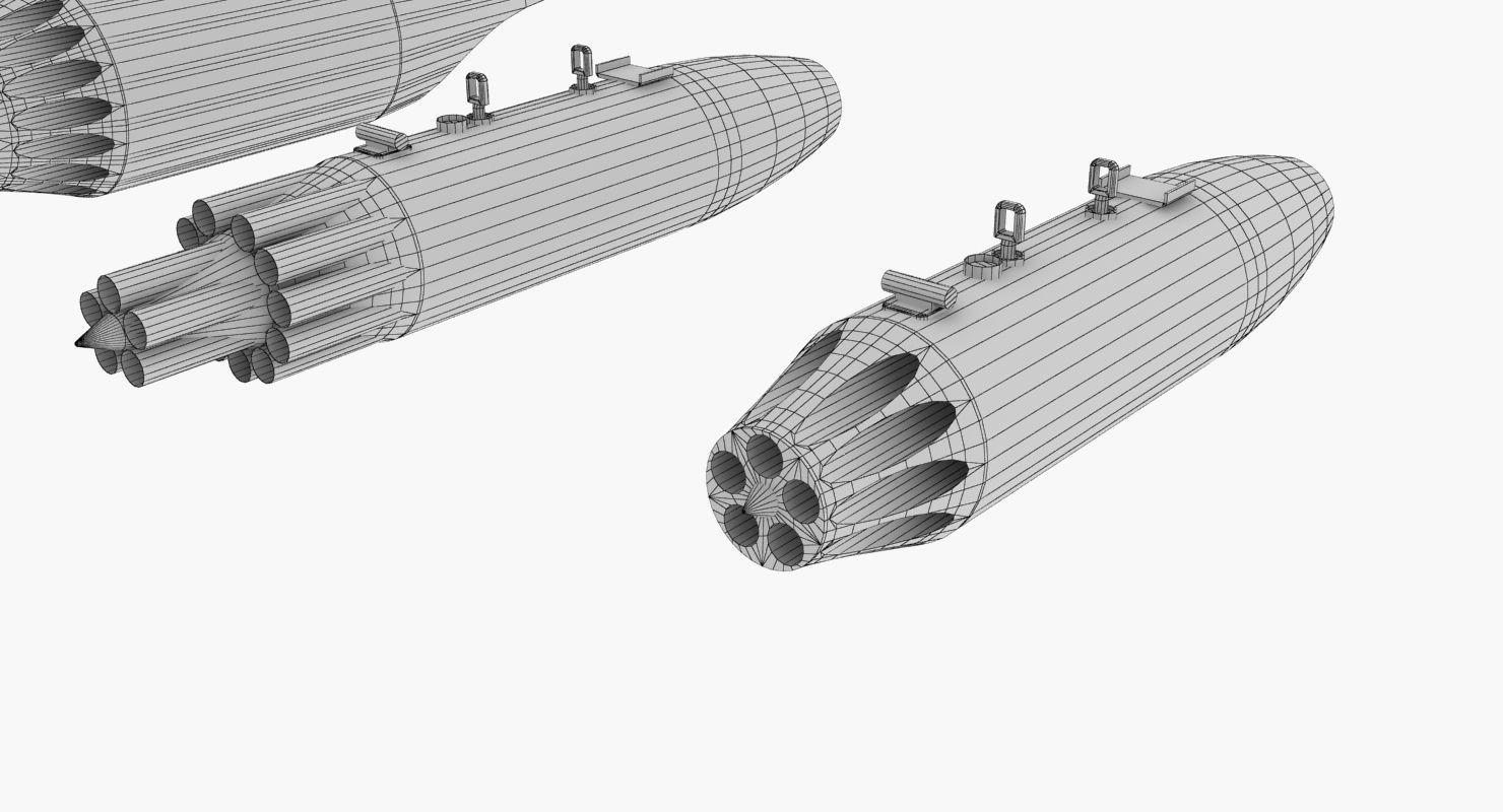 Mi-8MT Russian Air Force Animated Low-poly 3D model_83