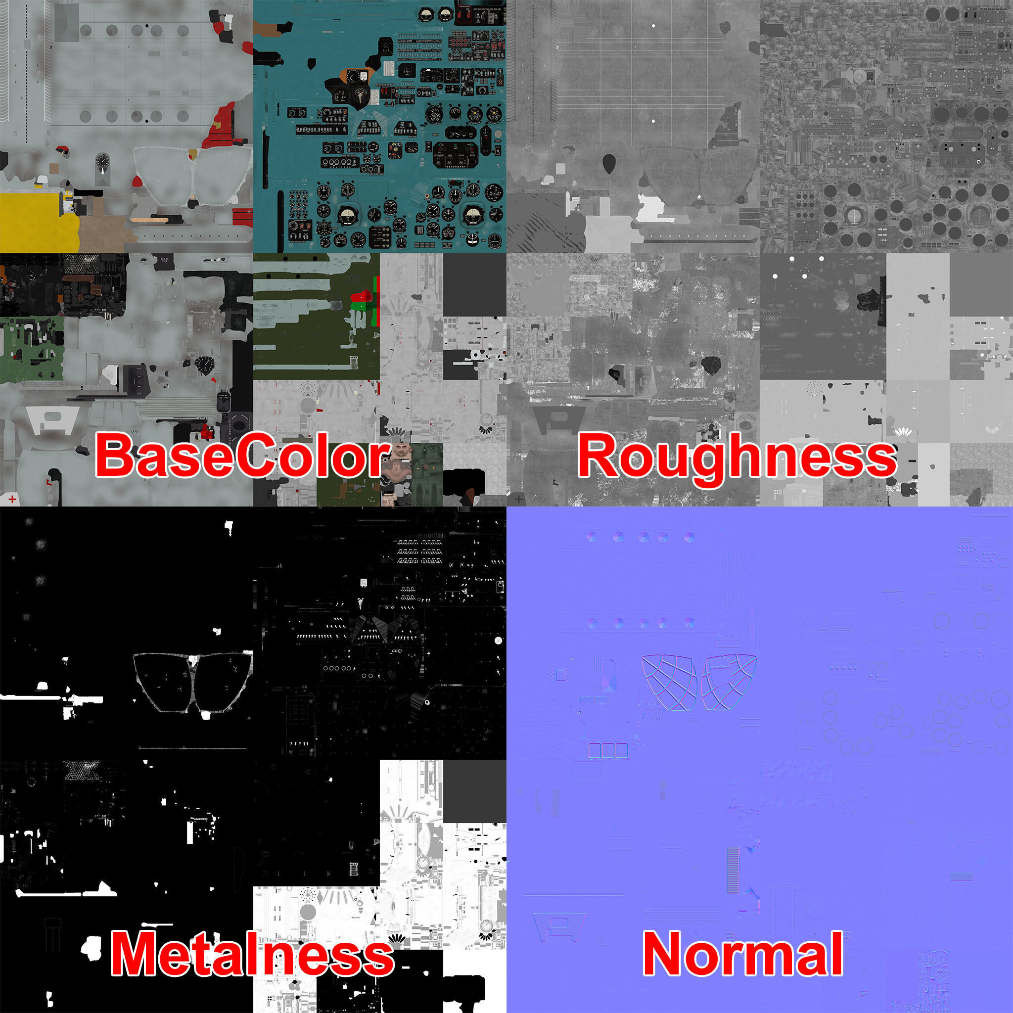 Mi-8MT Russian Air Force Animated Low-poly 3D model_59