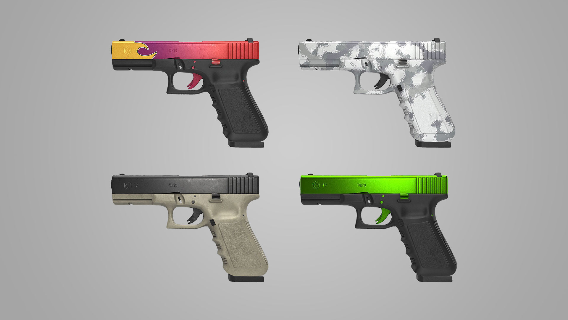 G17 Animated Low-poly 3D model_7