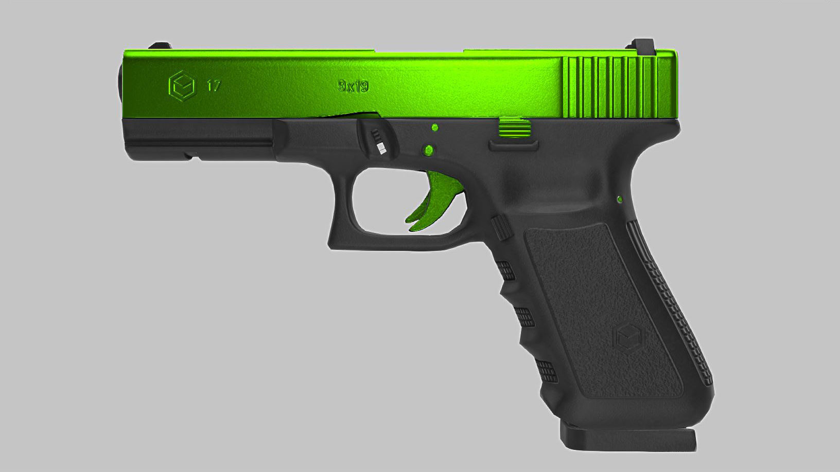 G17 Animated Low-poly 3D model_11