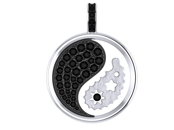  YIN YANG PENDANT Carrera y Carrera 3D print model