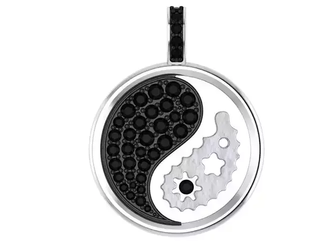  YIN YANG PENDANT Carrera y Carrera 3D print model